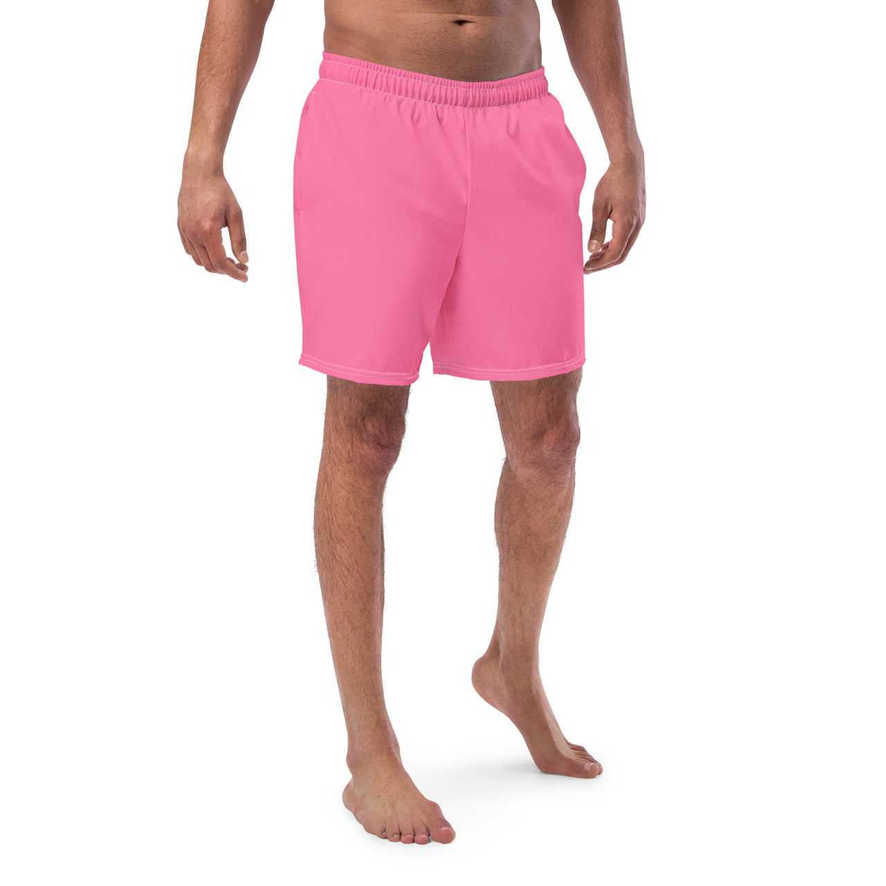 Solid Men's Swim Trunks - French Pink SHAVA CO