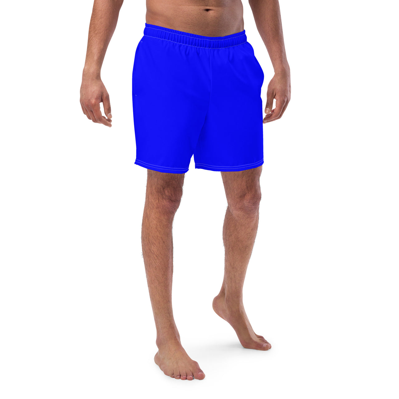 Solid Men's Swim Trunks - Neon Blue SHAVA CO
