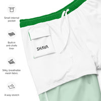 Thumbnail for Solid Men's Swim Trunks - Emerald SHAVA CO