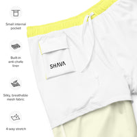 Thumbnail for Solid Men's Swim Trunks - Daffodil SHAVA CO