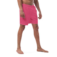 Thumbnail for Solid Men's Swim Trunks - Dark Pink SHAVA CO