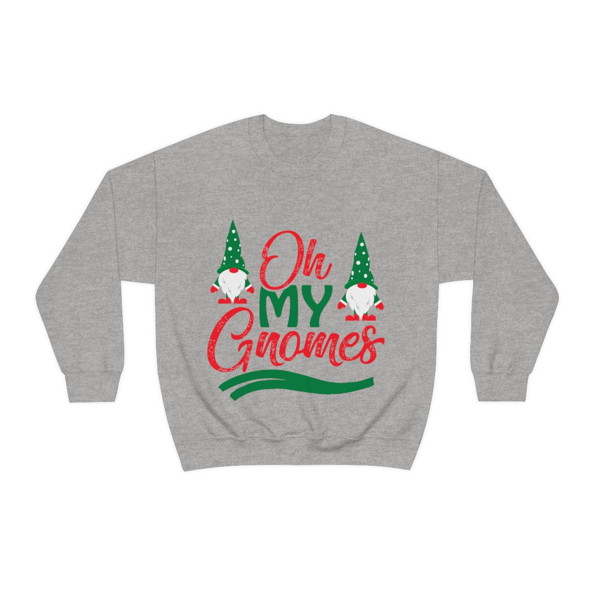 Merry Christmas Unisex Sweatshirts , Sweatshirt , Women Sweatshirt , Men Sweatshirt ,Crewneck Sweatshirt, Oh My Gnomes Printify