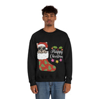 Thumbnail for Merry Christmas Unisex Sweatshirts , Sweatshirt , Women Sweatshirt , Men Sweatshirt ,Crewneck Sweatshirt, Dog Christmas Printify