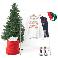 Thumbnail for Merry Christmas Hoodie Unisex Custom Hoodie , Hooded Sweatshirt , Sorry too Cold Outside Printify