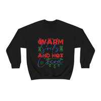 Thumbnail for Merry Christmas Unisex Sweatshirts , Sweatshirt , Women Sweatshirt , Men Sweatshirt ,Crewneck Sweatshirt, Warm socks and hot cocoa Printify