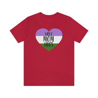 Thumbnail for Genderqueer Pride Flag Mother's Day Unisex Short Sleeve Tee - Free Mom Hugs SHAVA CO