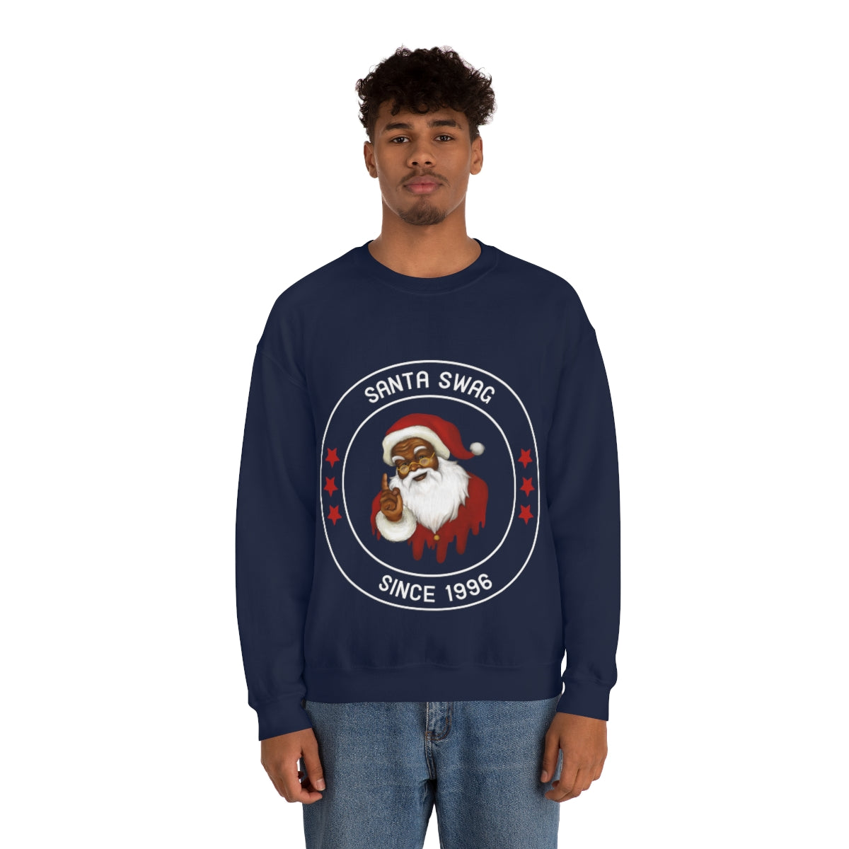 Merry Christmas Unisex Sweatshirts , Sweatshirt , Women Sweatshirt , Men Sweatshirt ,Crewneck Sweatshirt, Santa Swag Printify