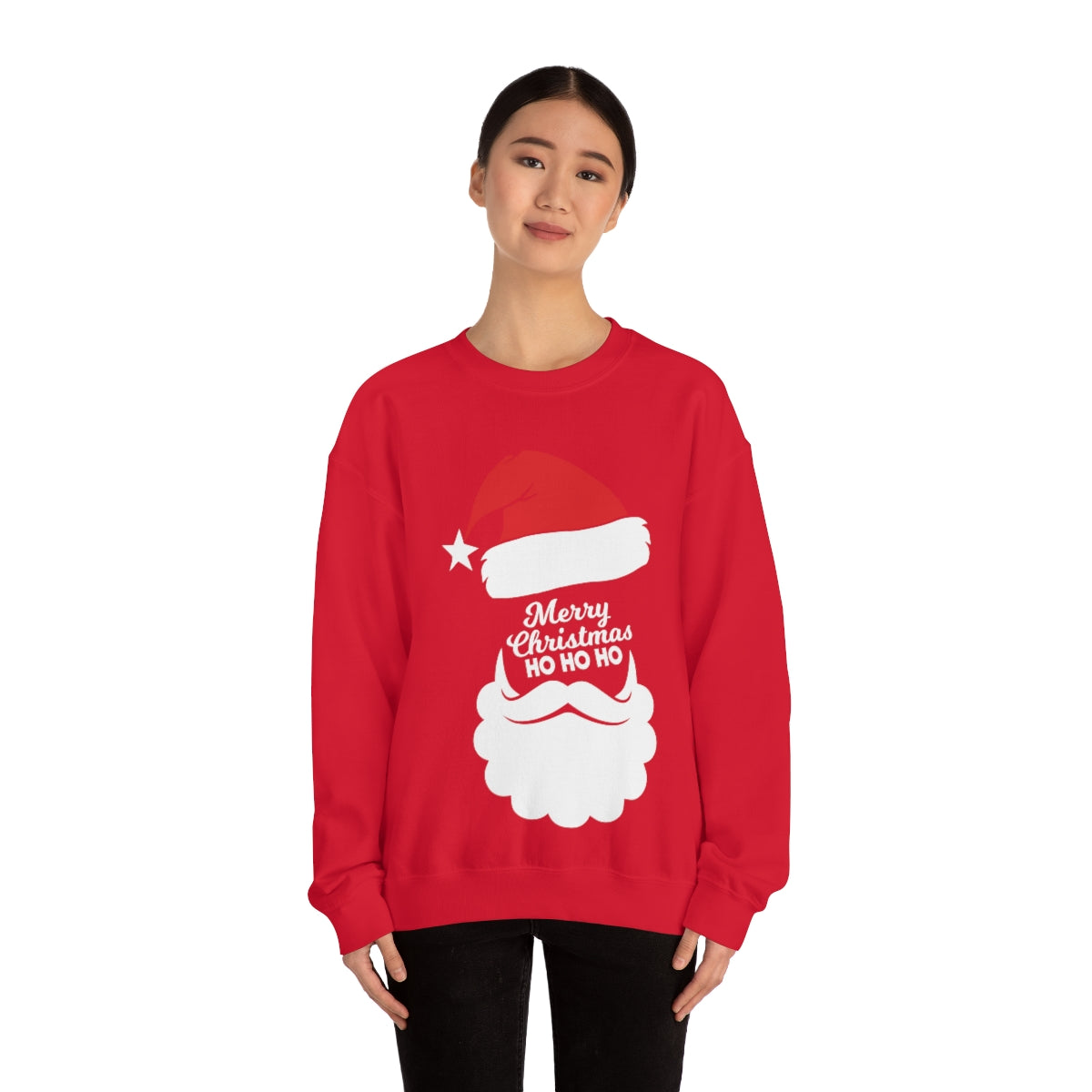 Merry Christmas Unisex Sweatshirts , Sweatshirt , Women Sweatshirt , Men Sweatshirt ,Crewneck Sweatshirt, Merry Christmas Ho Ho Printify