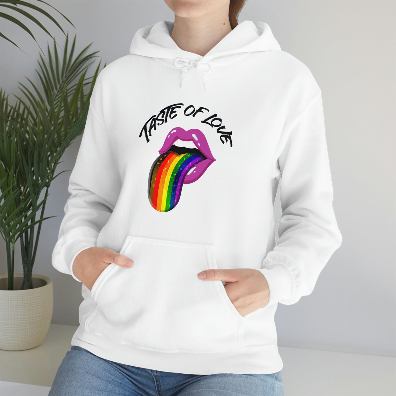 Philadelphia Flag LGBTQ Affirmation Hoodie Unisex Size - Taste Of Love Printify