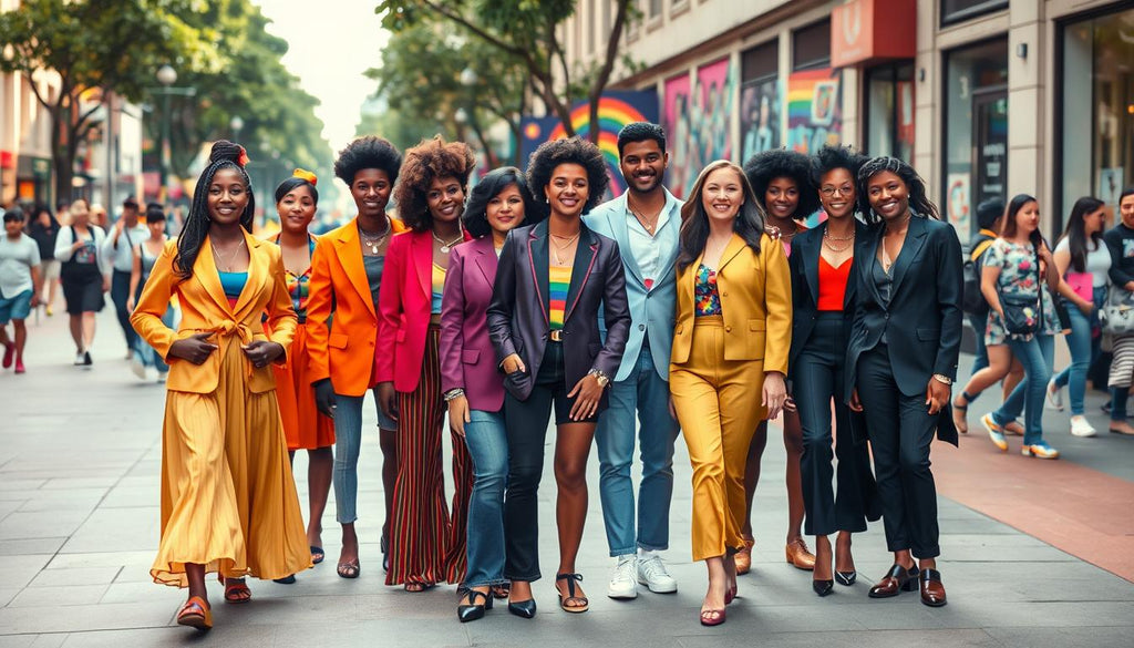 LGBTQ+ identity expression through fashion and self-confidence