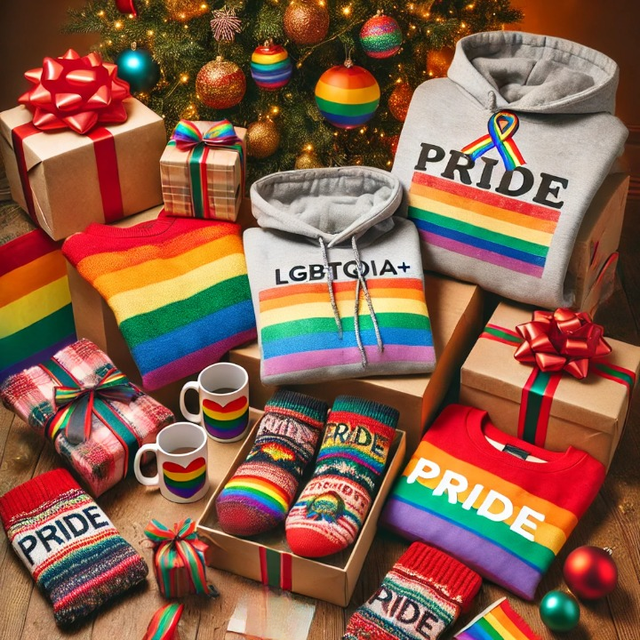 Christmas Gift Guide: LGBTQIA+ Apparel and Accessories for a Festive, Pride-Filled Holiday