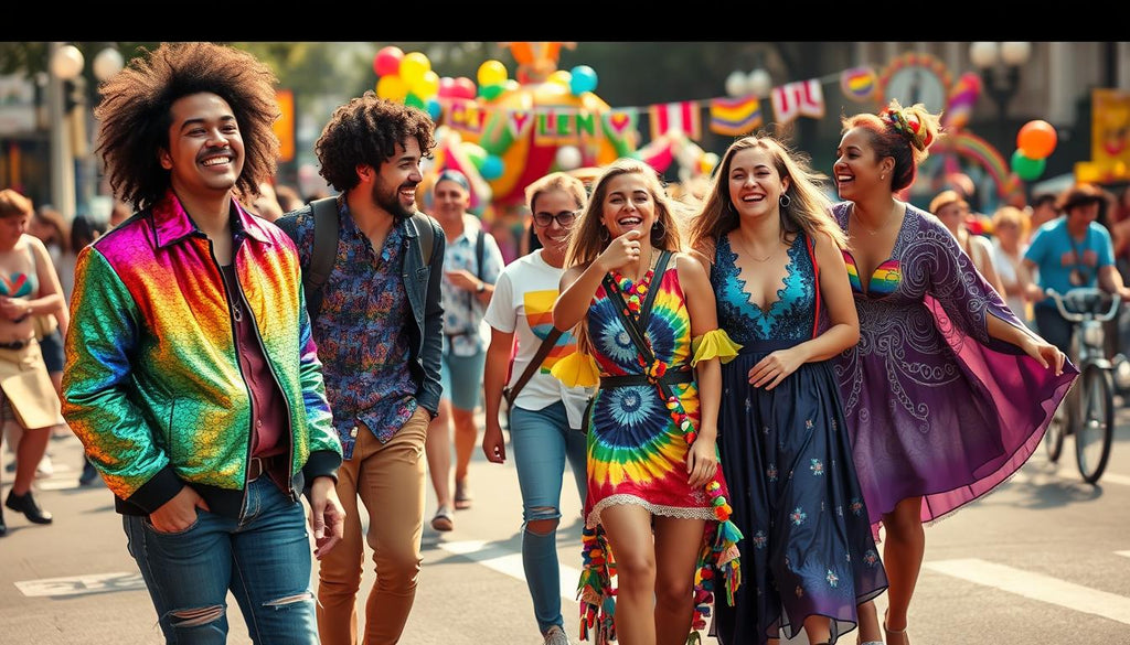 Bold pride outfits for LGBTQ+ self-expression