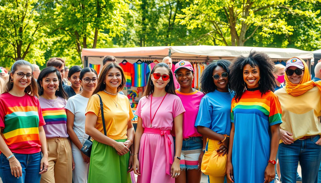 Rainbow apparel