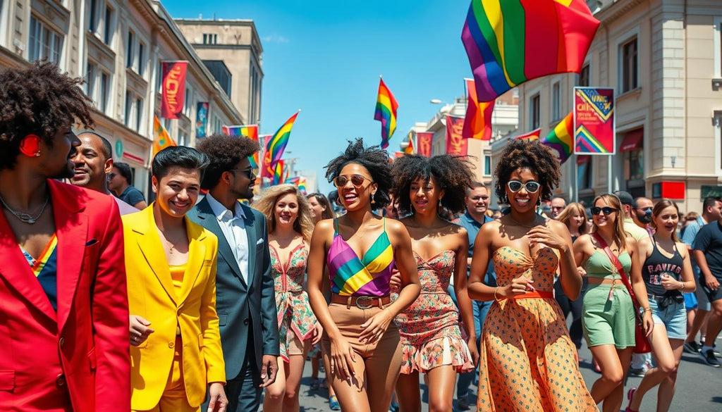 Global LGBTQ+ fashion and pride expression