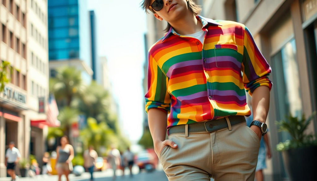 How to Style Rainbow Clothing Without Looking Overdone