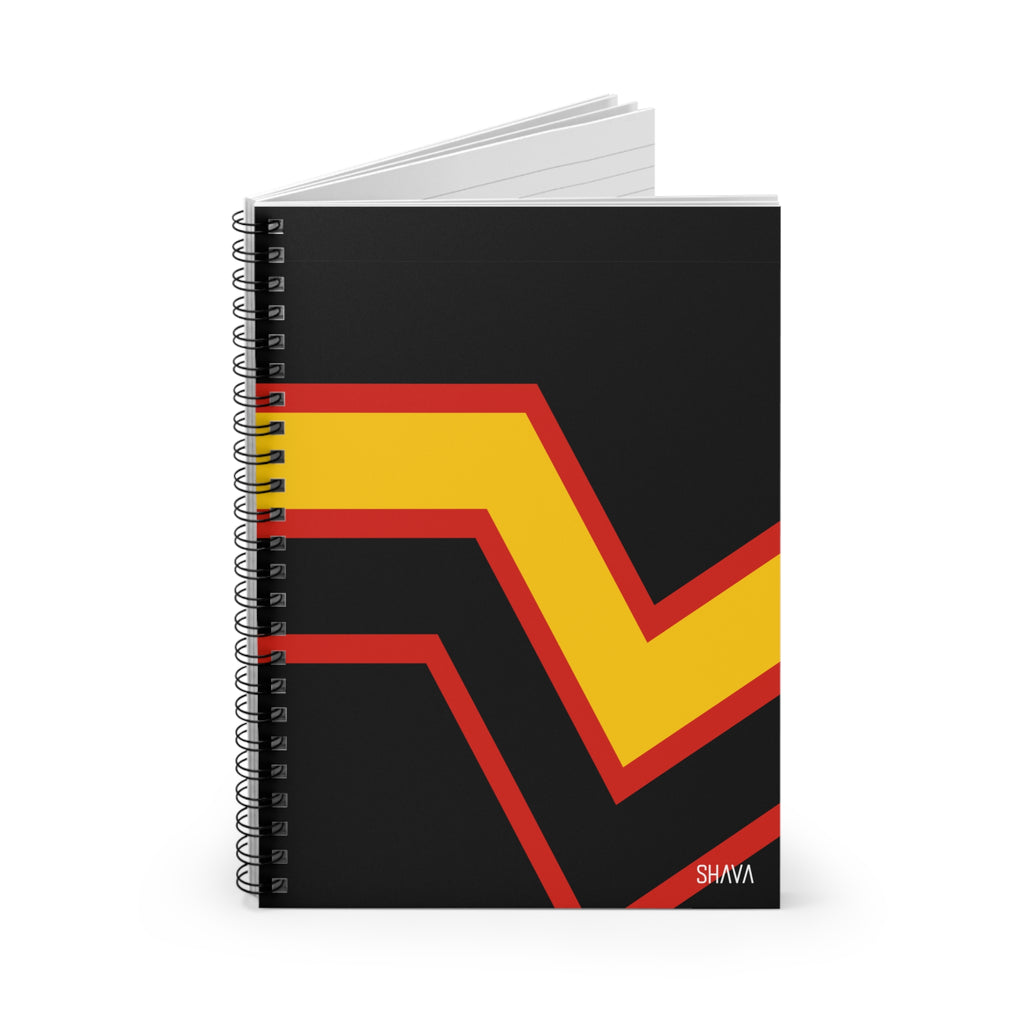 LGBTQ Spiral Notebook - Ruled Line - Rubber Flag Printify