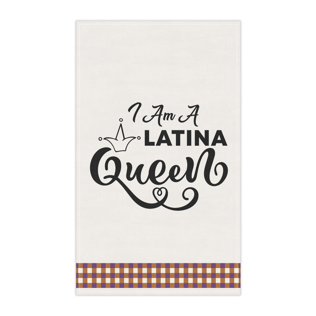 Christmas Kitchen Towel - I am  Latina Queen Printify