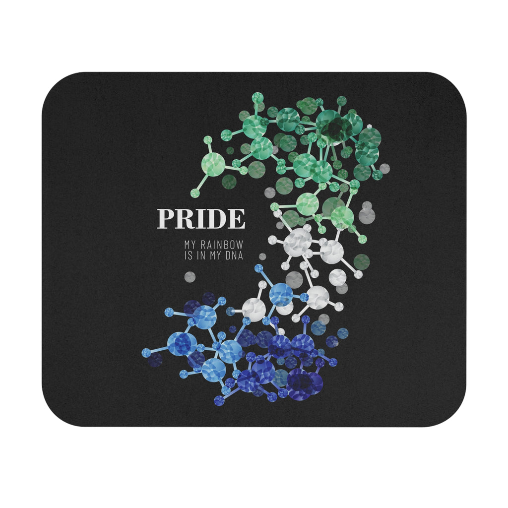 SHAVA CO Gay Flag Mouse Pad (Rectangle) - My Rainbow Is In My DNA Printify