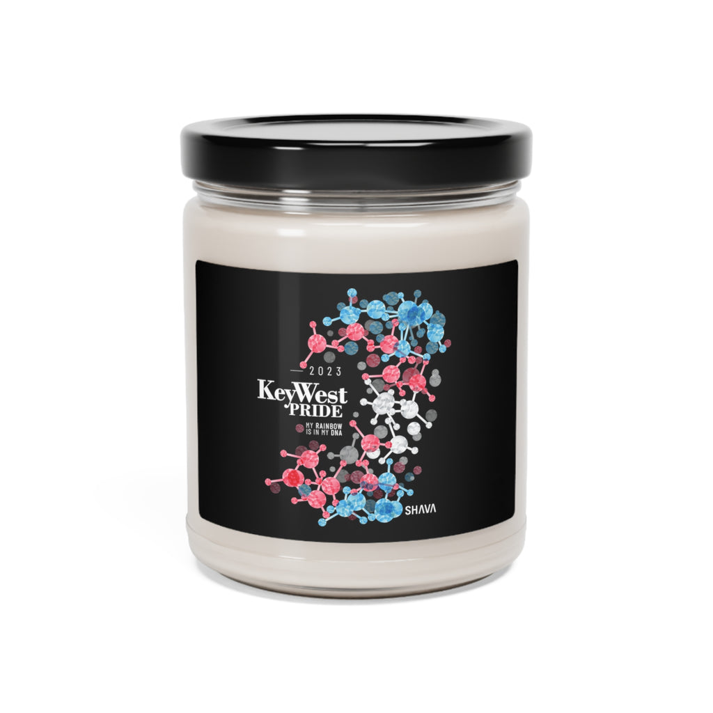 SHAVA CO Transgender Flag 2023 Pride, Key West Scented Soy Candle, 9oz Printify