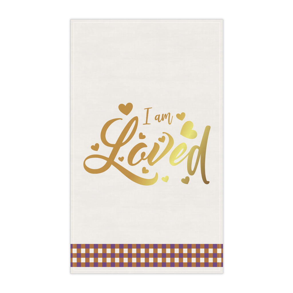 Christmas Kitchen Towel - I am Loved Printify