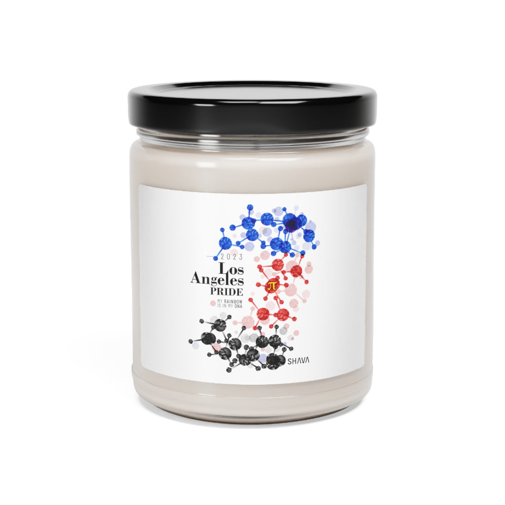 SHAVA CO Polyamory Flag 2023 Pride, Los Angeles Scented Soy Candle, 9oz Printify