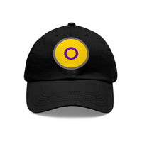 Thumbnail for SHAVA CO Intersexual Flag Dad Hat with Leather Patch (Round) Printify