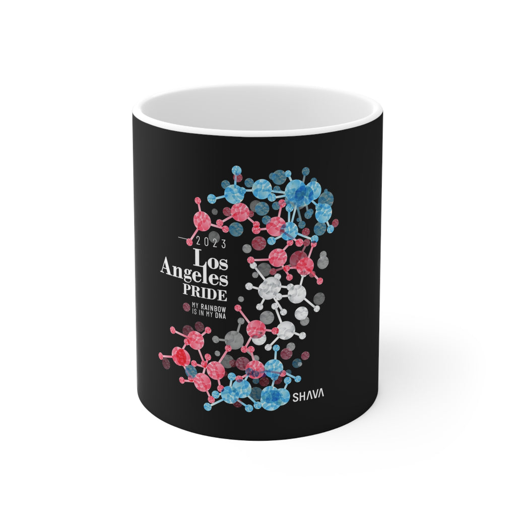 Transgender Flag Los Angeles Pride Ceramic Mug - Rainbow Is In My DNA Printify