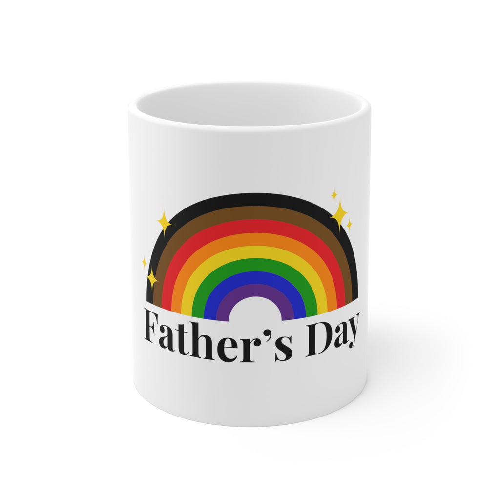 Philadelphia Pride Flag Ceramic Mug - Father's Day Printify