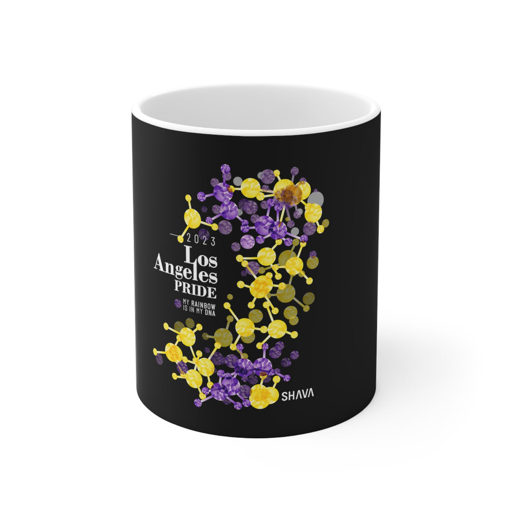 Intersexual Flag Los Angeles Pride Ceramic Mug - Rainbow Is In My DNA Printify