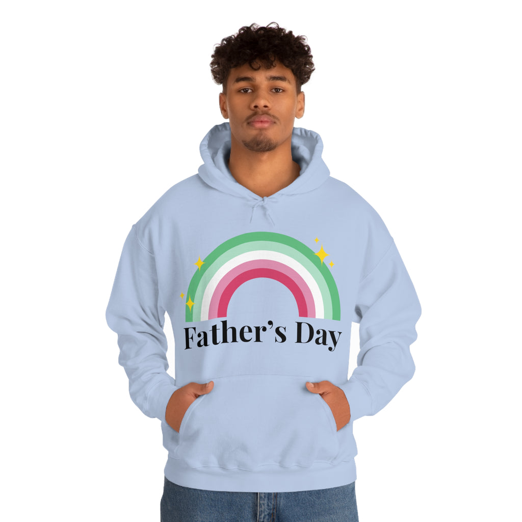 SHAVA CO Abrosexual Flag, Unisex Heavy Blend™ Hooded Sweatshirt - Father's Day Printify