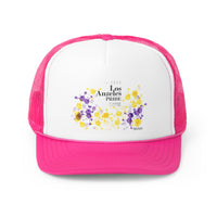 Thumbnail for Intersex Flag Trucker Caps Los Angeles Pride - My Rainbow is In My DNA Printify
