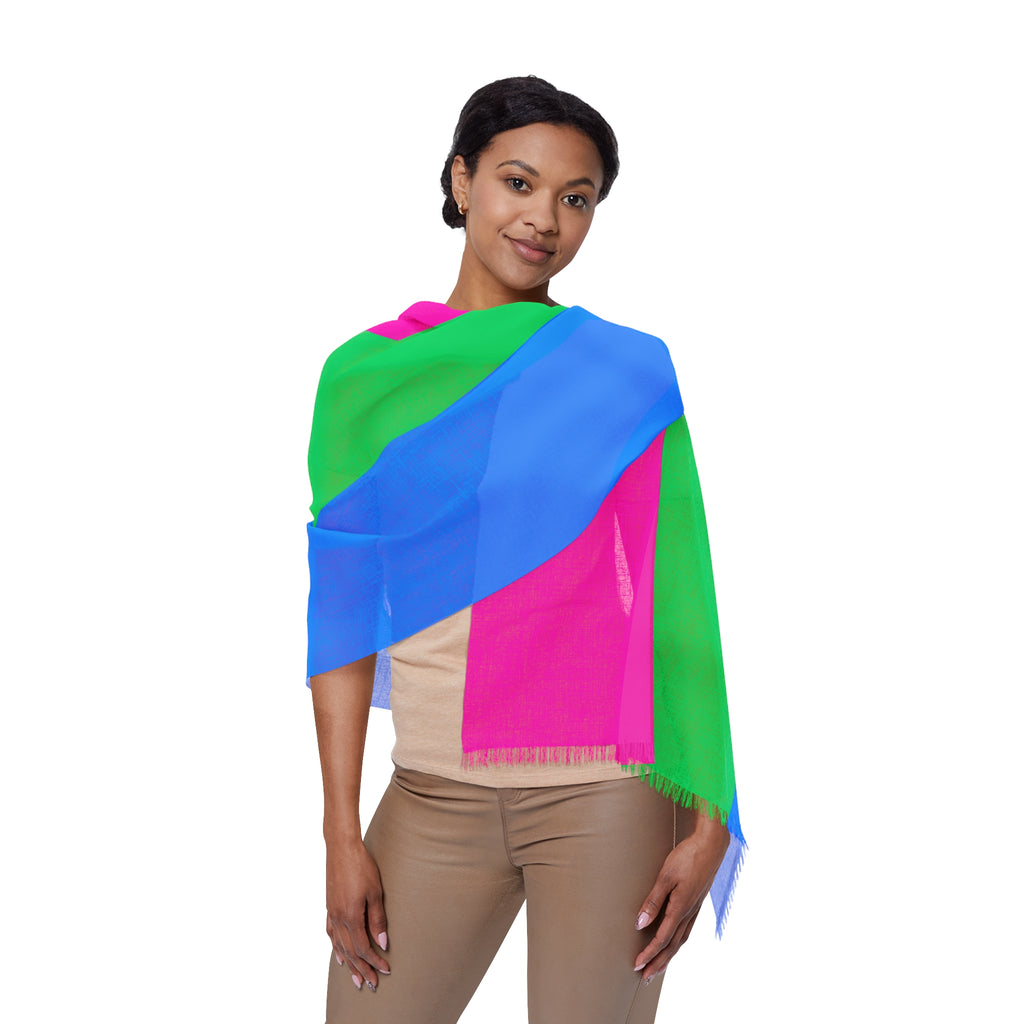 SHAVA CO Polysexual Flag Light Scarf Printify