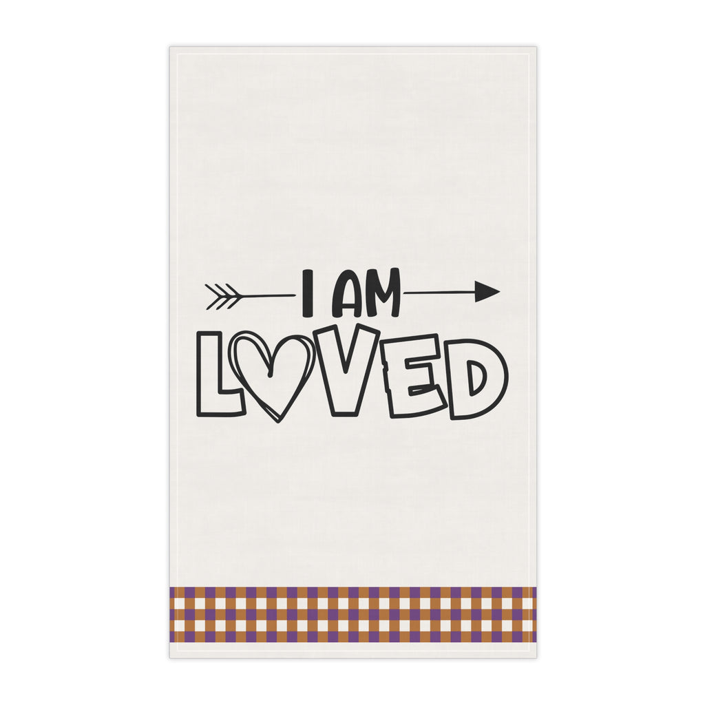 Christmas Kitchen Towel - I am Loved Printify