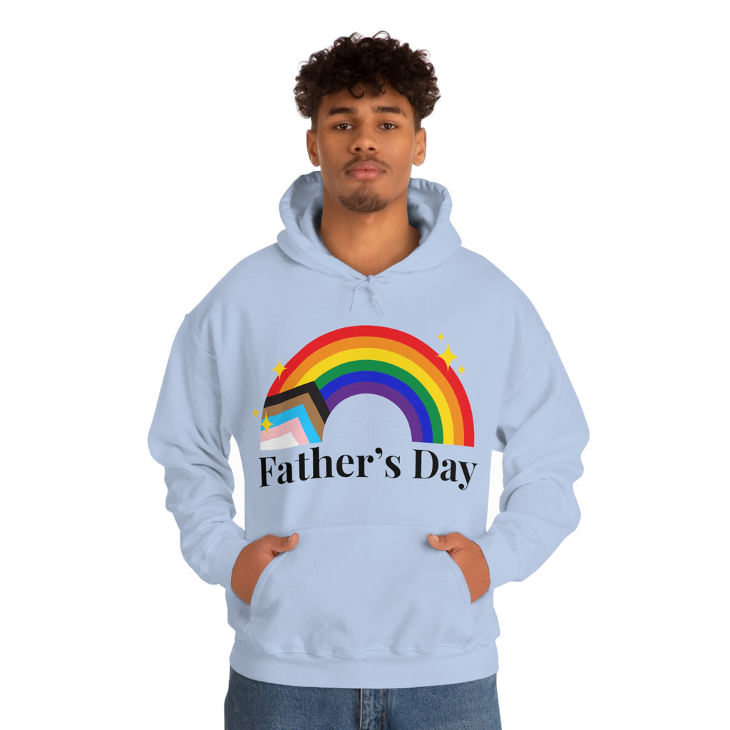 SHAVA CO Progress Flag, Unisex Heavy Blend™ Hooded Sweatshirt - Father's Day Printify