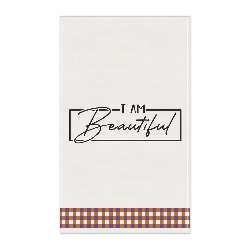 Christmas Kitchen Towel - I am Beautiful Printify