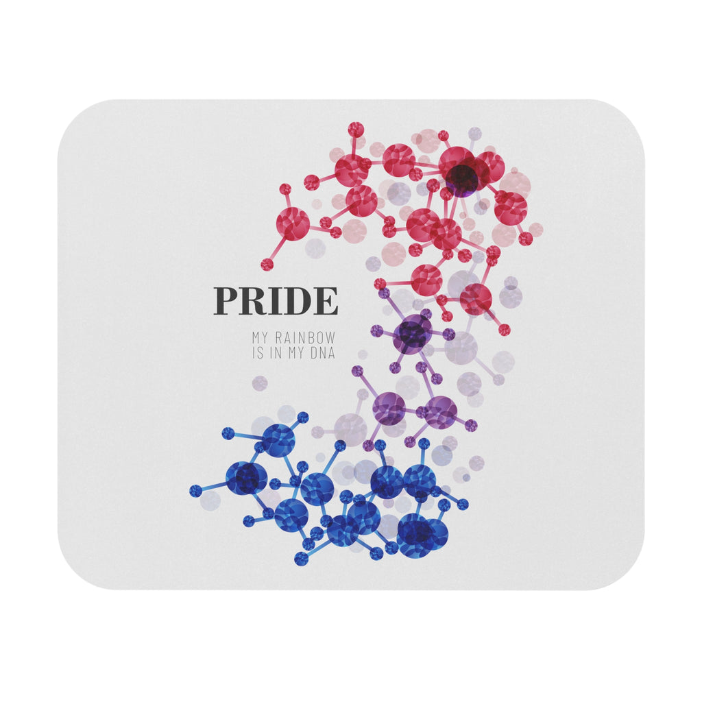 SHAVA CO Bisexual Flag Mouse Pad (Rectangle) - My Rainbow Is In My DNA Printify