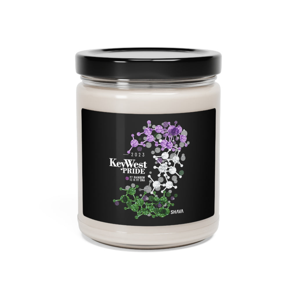 SHAVA CO Genderqueer Flag 2023 Pride, Key West Scented Soy Candle, 9oz Printify