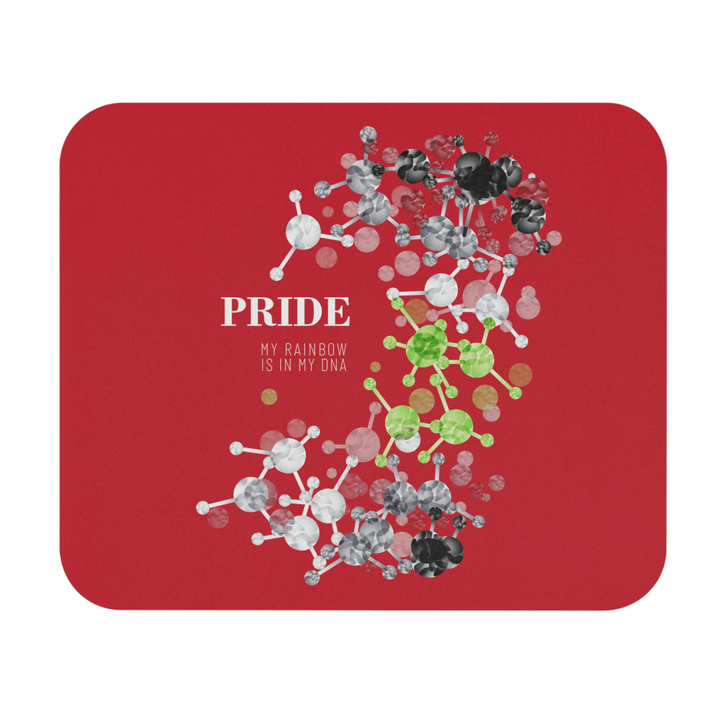 SHAVA CO Agender Flag Mouse Pad (Rectangle) - My Rainbow Is In My DNA Printify