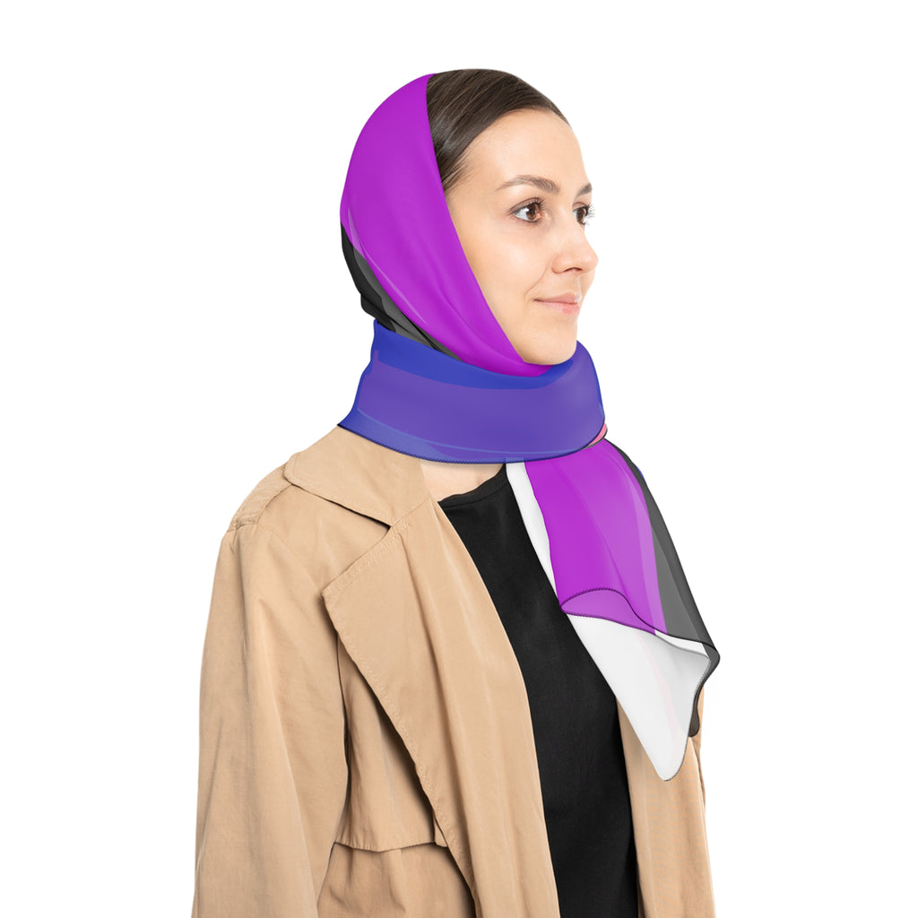 SHAVA CO Genderfluid Flag Poly Scarf Printify