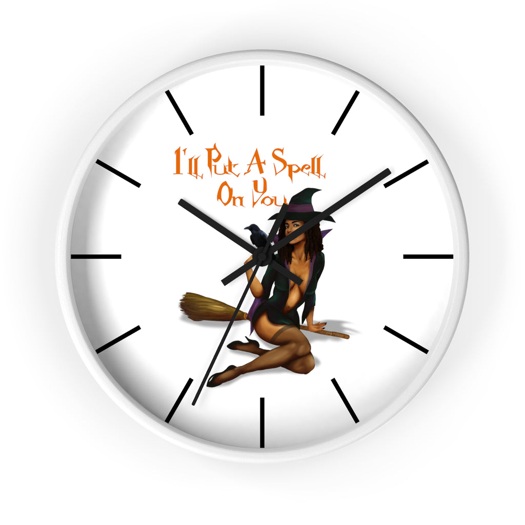 Halloween Wall Clock - I'll Put A Spell On You Printify