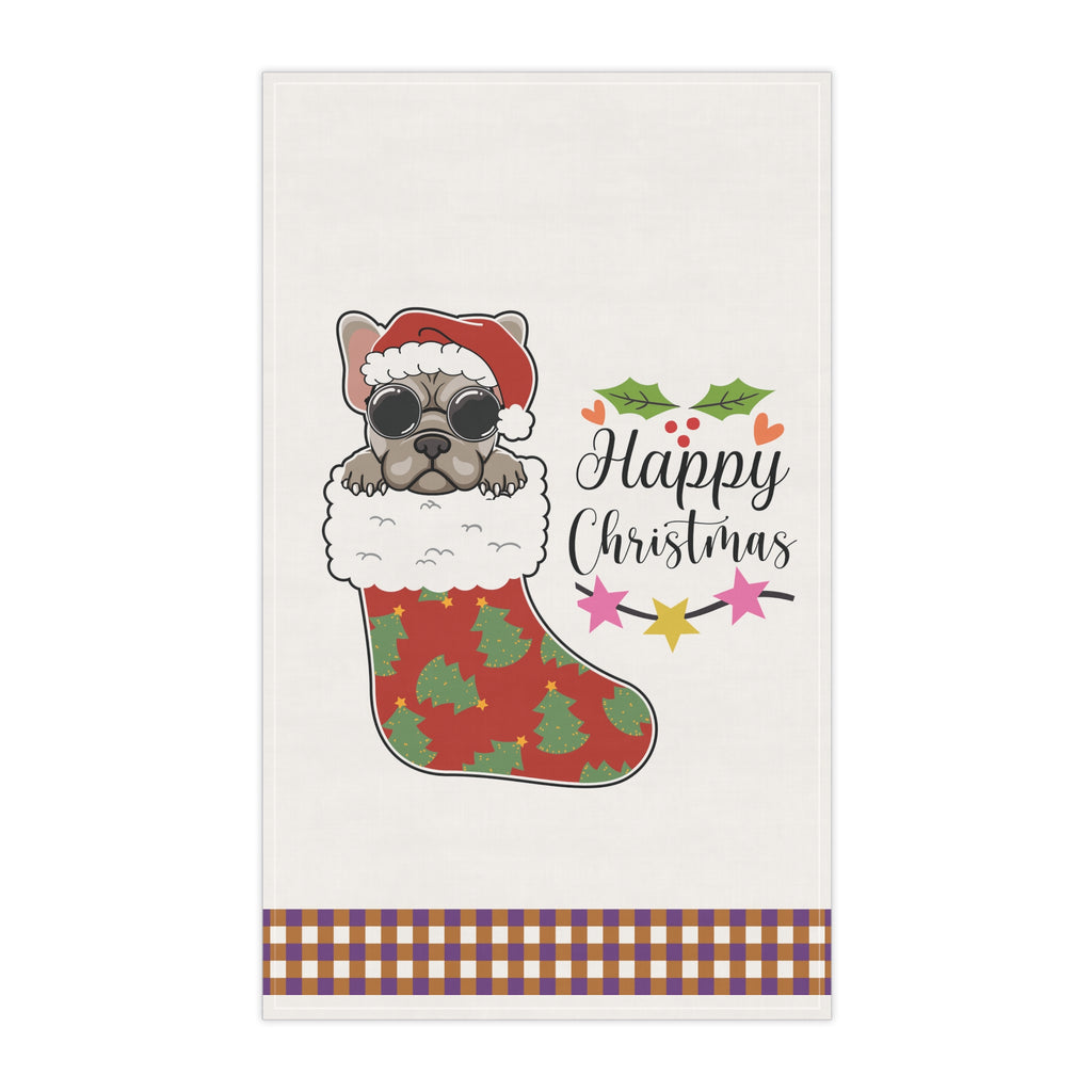 Christmas Kitchen Towel -  Dog Printify