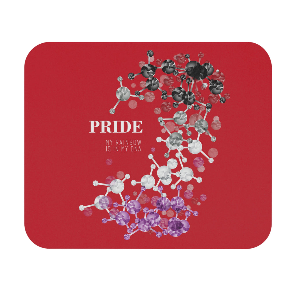 SHAVA CO Asexual Flag Mouse Pad (Rectangle) - My Rainbow Is In My DNA Printify