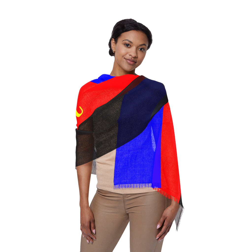 SHAVA CO Polyamory Flag Light Scarf Printify