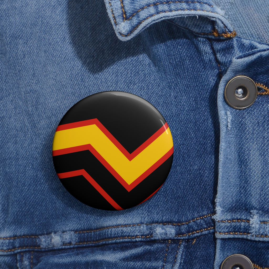 Rubber Pride Flag Custom Pin Buttons Printify