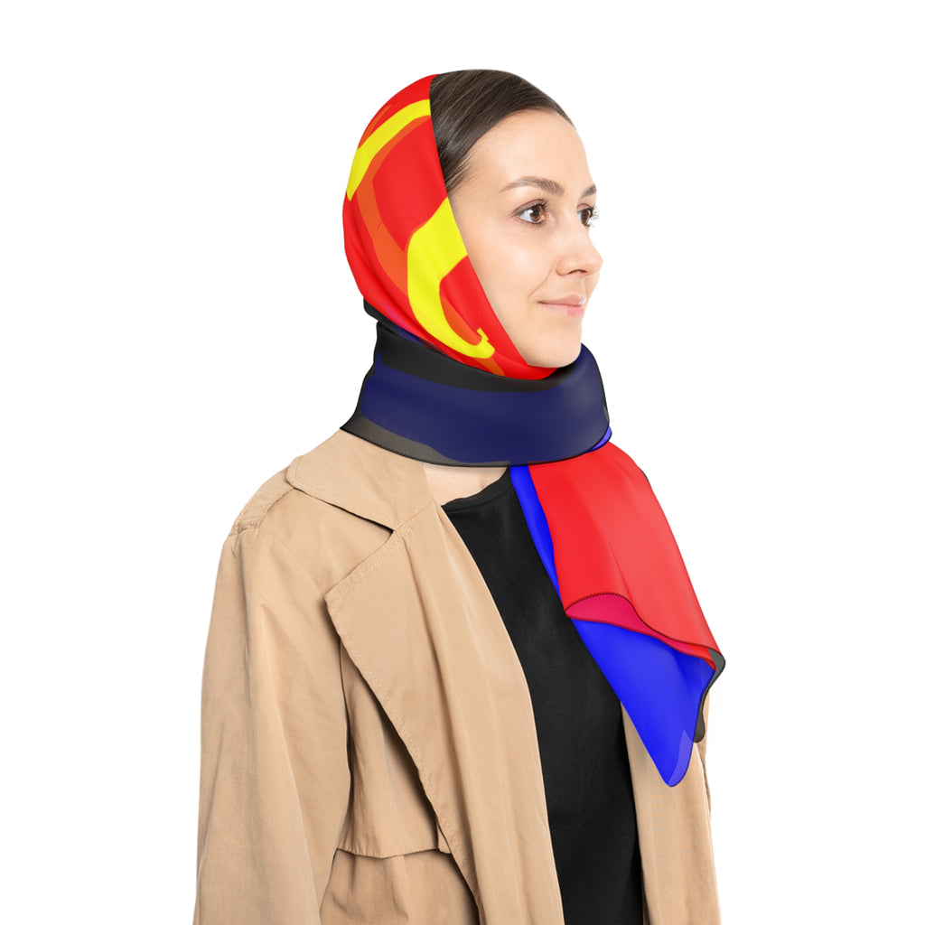 SHAVA CO Polyamory Flag Poly Scarf Printify