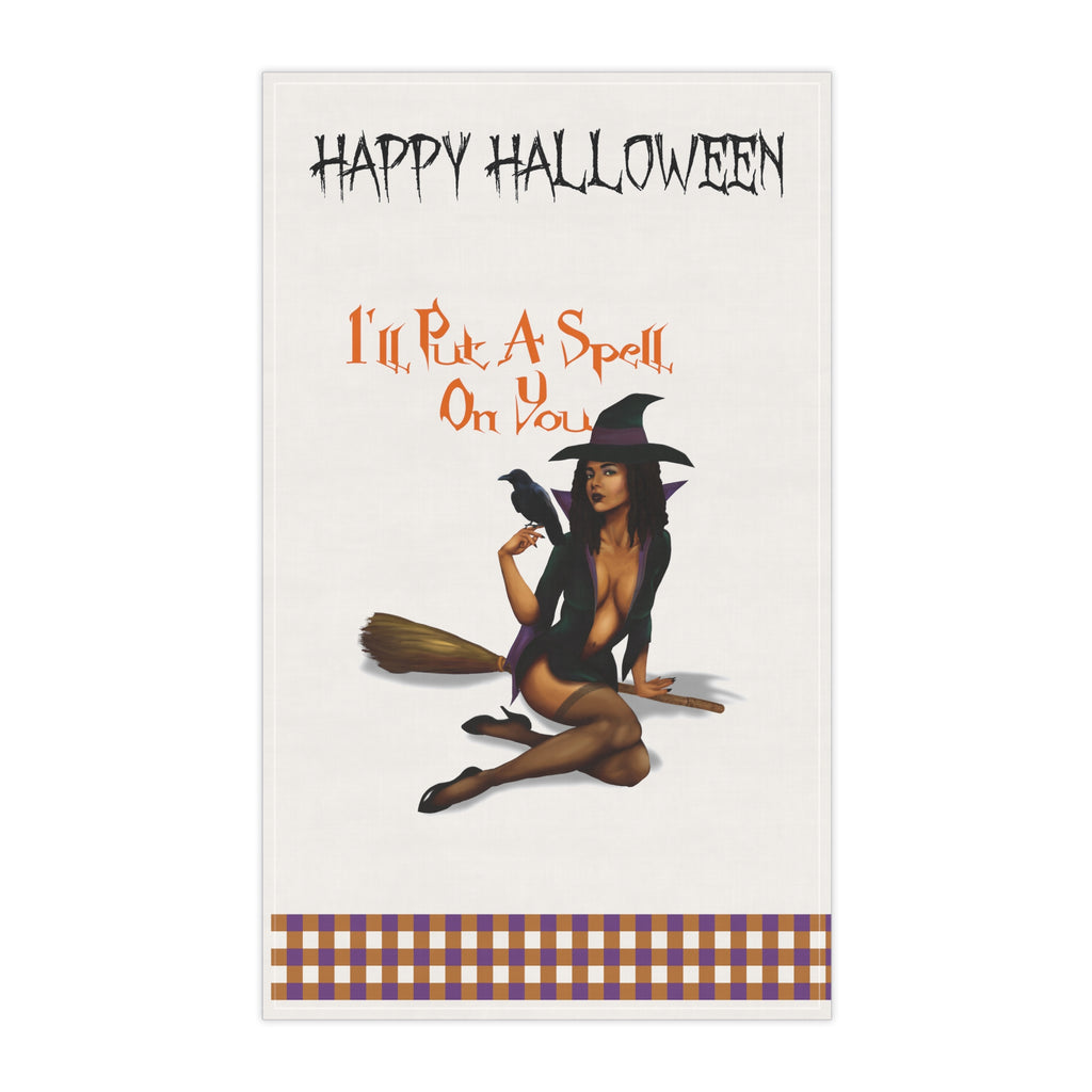 Halloween Kitchen Towel - Happy Halloween - I'll Put a Spell On You Printify