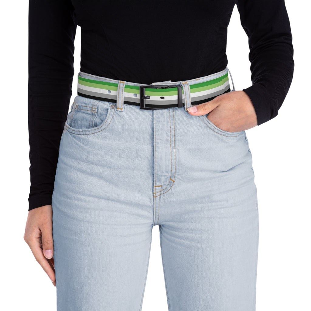 Aromantic Pride Flag Belt Printify