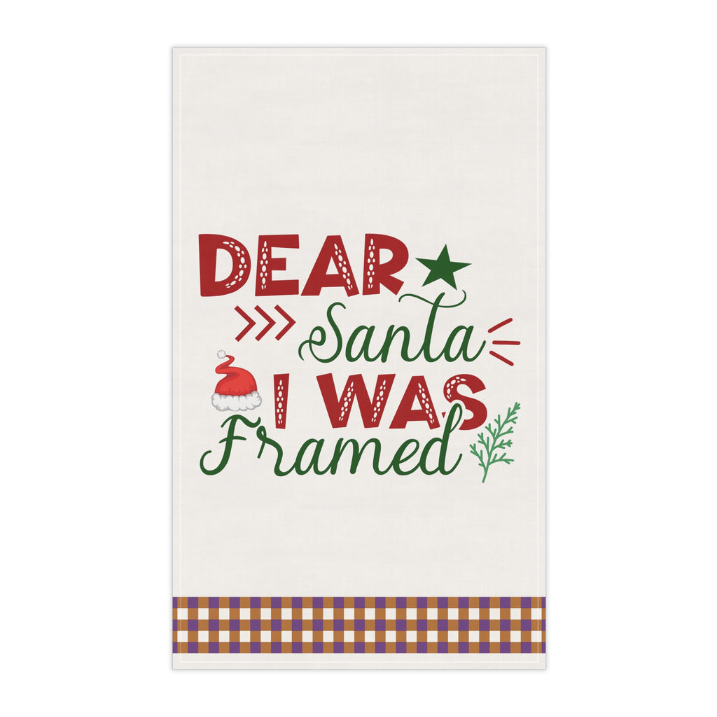 Christmas Kitchen Towel - Pink Christmas Printify