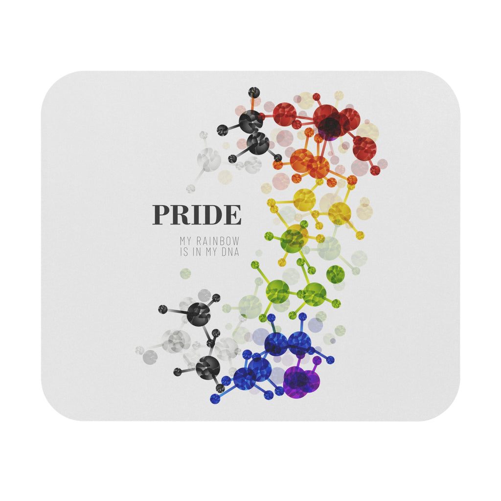 SHAVA CO Straight Ally Flag Mouse Pad (Rectangle) - My Rainbow Is In My DNA Printify
