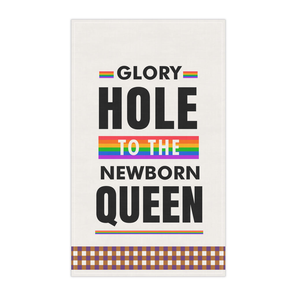 Christmas LGBTQ  Kitchen Towel - New Born Queen Printify